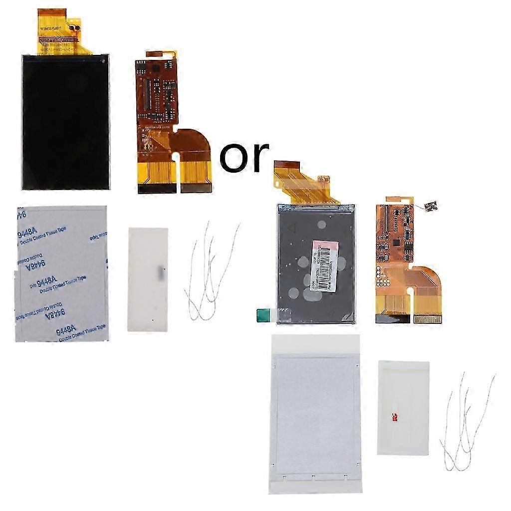 IPS LCD Screen Kit with Ribbon Cable for GBA,Backlight Screen High Brightness for Gameboy Advance