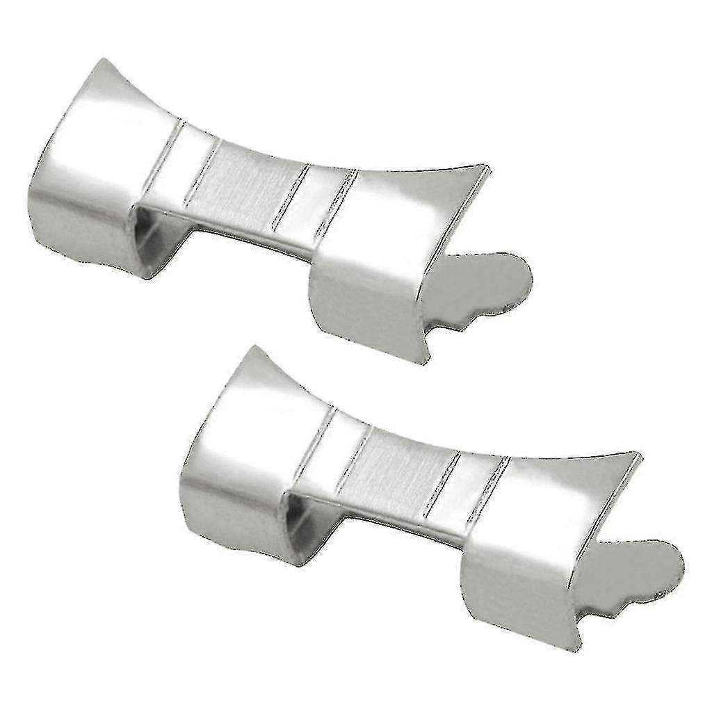 2 pezzi di cinturino per orologio in acciaio inossidabile di alta qualità con estremità curva, riparazione 19 mm/20 mm/21 mm/22 mm/23 mm/24 mm - 24 mm