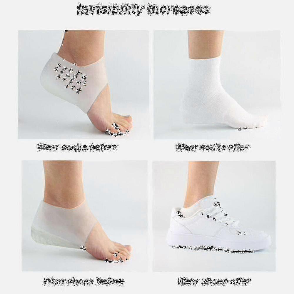 5cm Footbed Enhancers Invisible Height Increase Insoles Pad