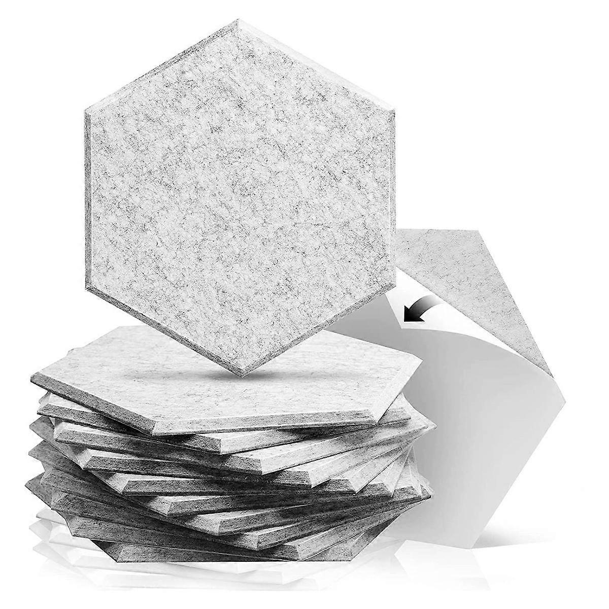 12 Pack Acoustic Panels,-Adhesive Acoustic Panels,Sound Proof Foam Panels,Soundproof Wall Panels,Si