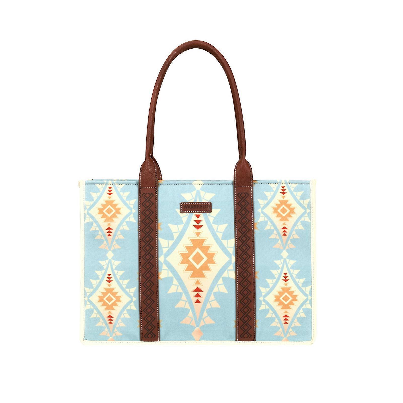 Torba na ramię dla kobiet Płótno Torebki z nadrukiem zachodnim Torebki na ramię Boho Aztec, 100% nowe