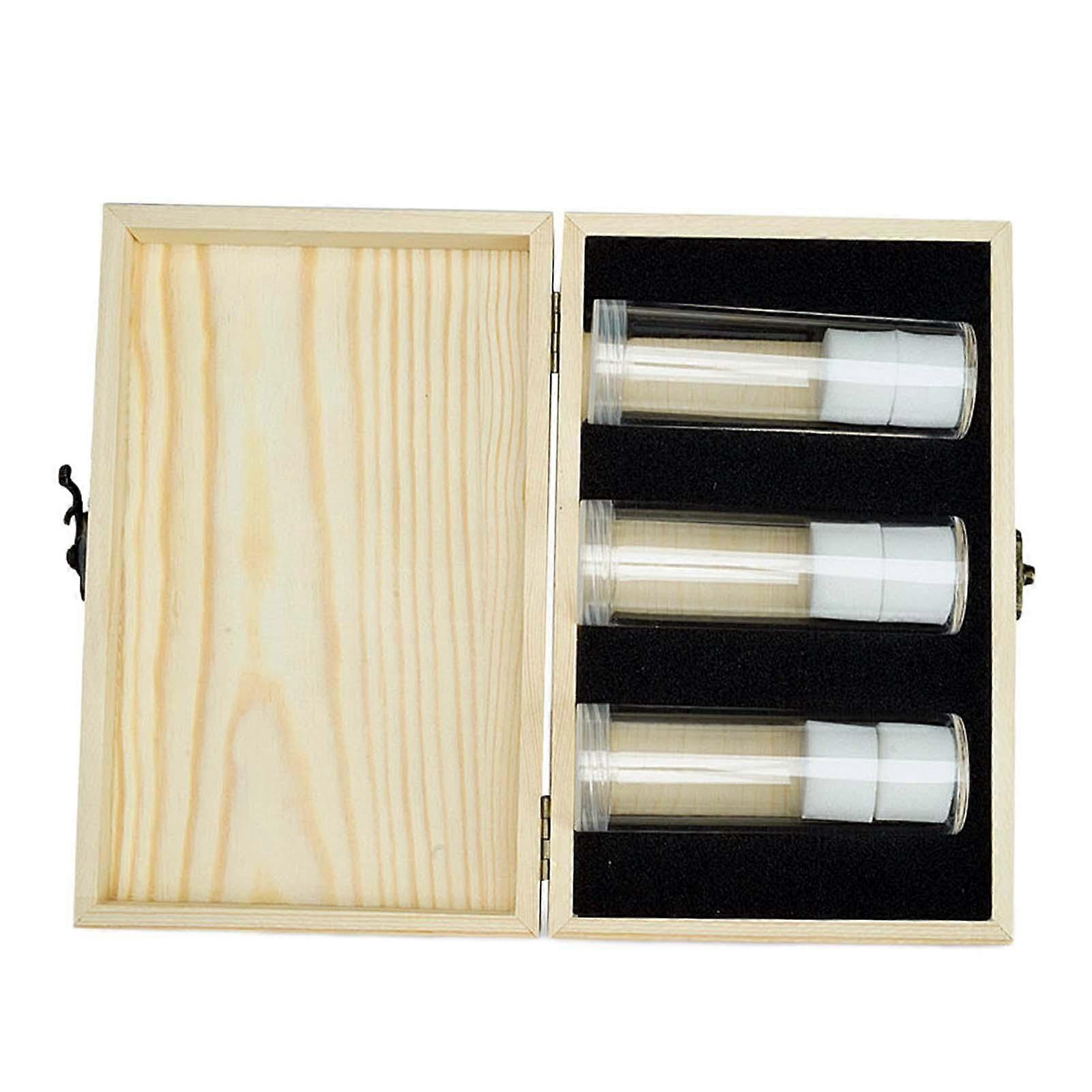 Wood Coin Case for 150 Coin Storage Box Collector Box for Commemorative Coin