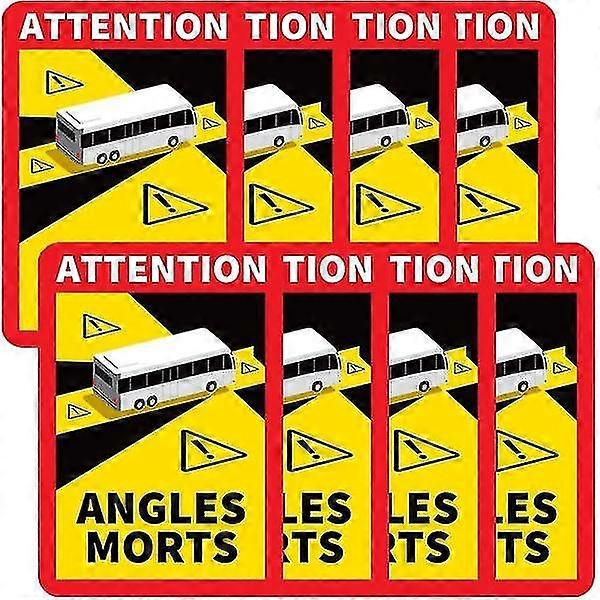 Angles Morts Sticker RV blind spot stickers, 10-pack