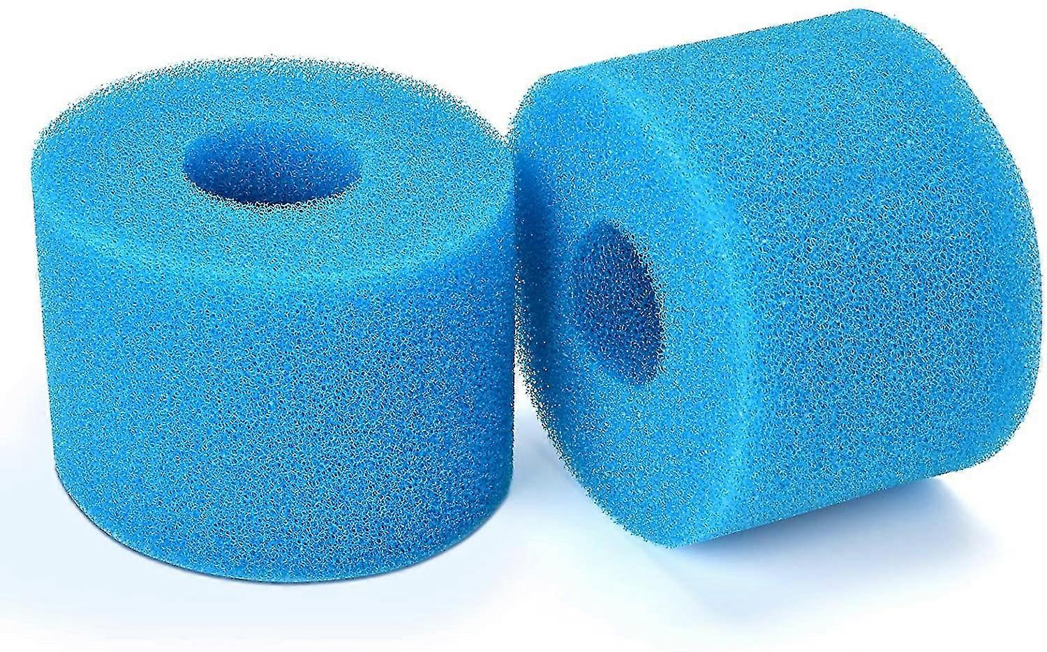 2 Pieces Filter Sponge Type, Foam Filter Cartridge, Pool Filter Foam, Reusable And Washable