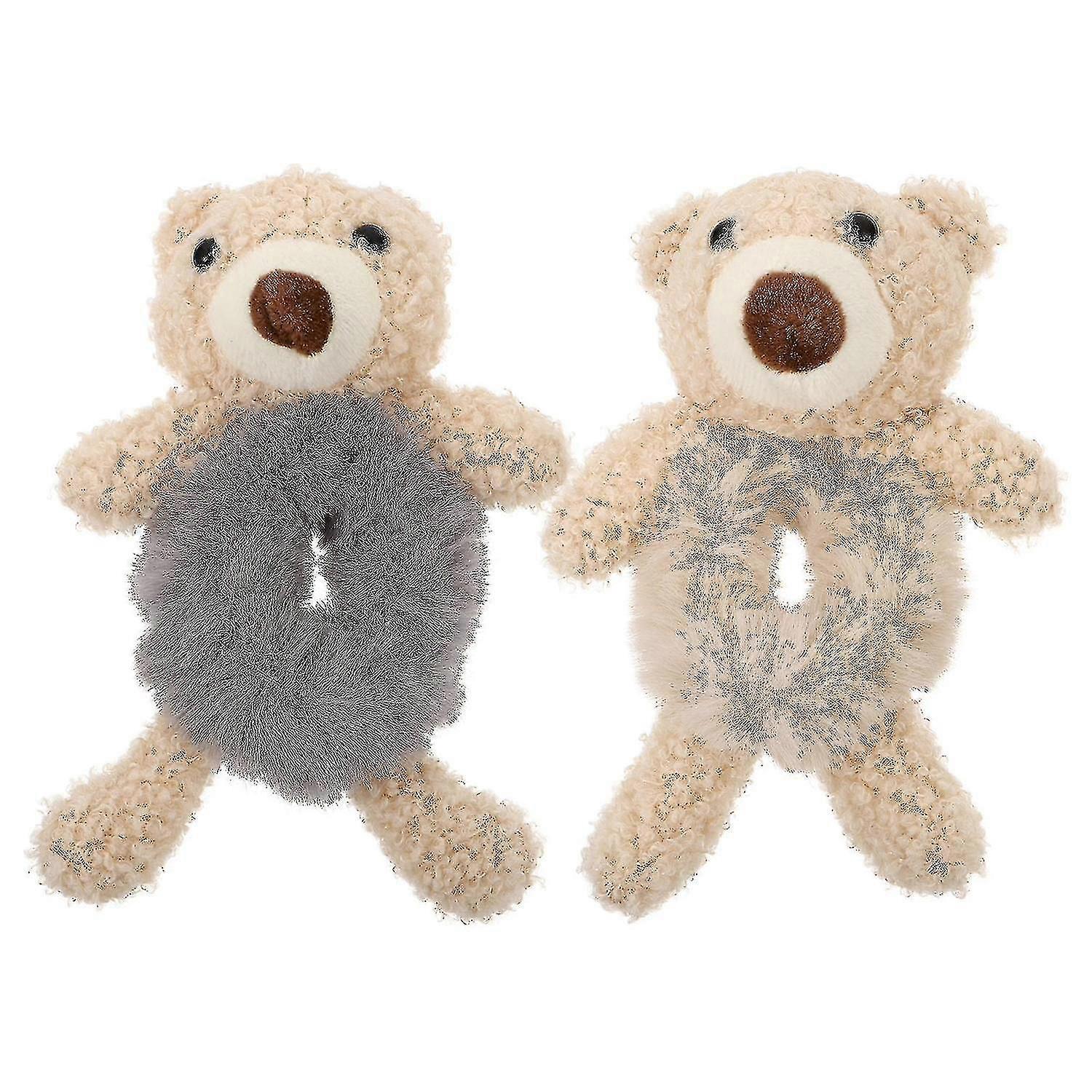 2pcs Shaped Rings Accessories Plush Ropes Bands