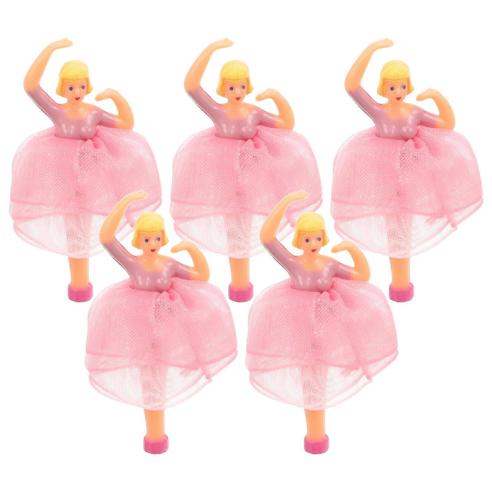 5pcs Music Box Dolls Ballet Doll Decor Ballet Dancer Doll Decoration Doll Figurine Ornament