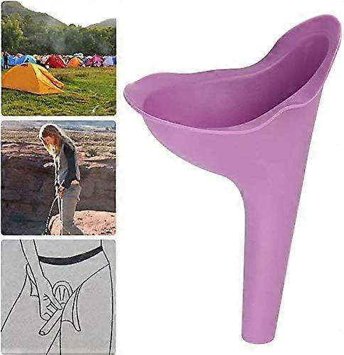 1X Urinoir Femme en Silicone Urine Debout Femme Portable Pliable Rutilisable Feminine Urinal Urine Voyage Rutilisable