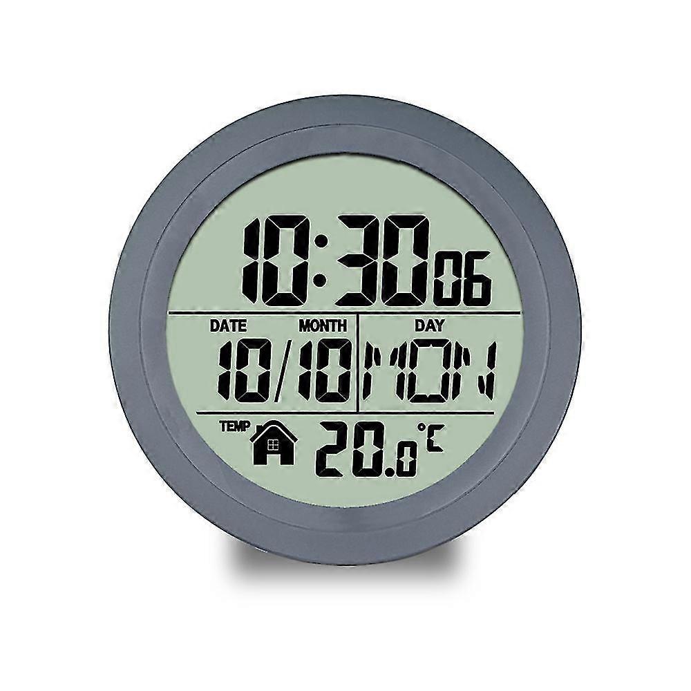 No Punching Suction Cup Clock Home Clock Waterproof