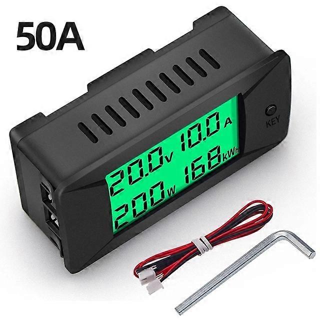 Digital Voltage Current Power Meter Volt Detector Tester Monitor DC0-300V 50A 100A 200A 300A LCD Energy Meter PZEM-025