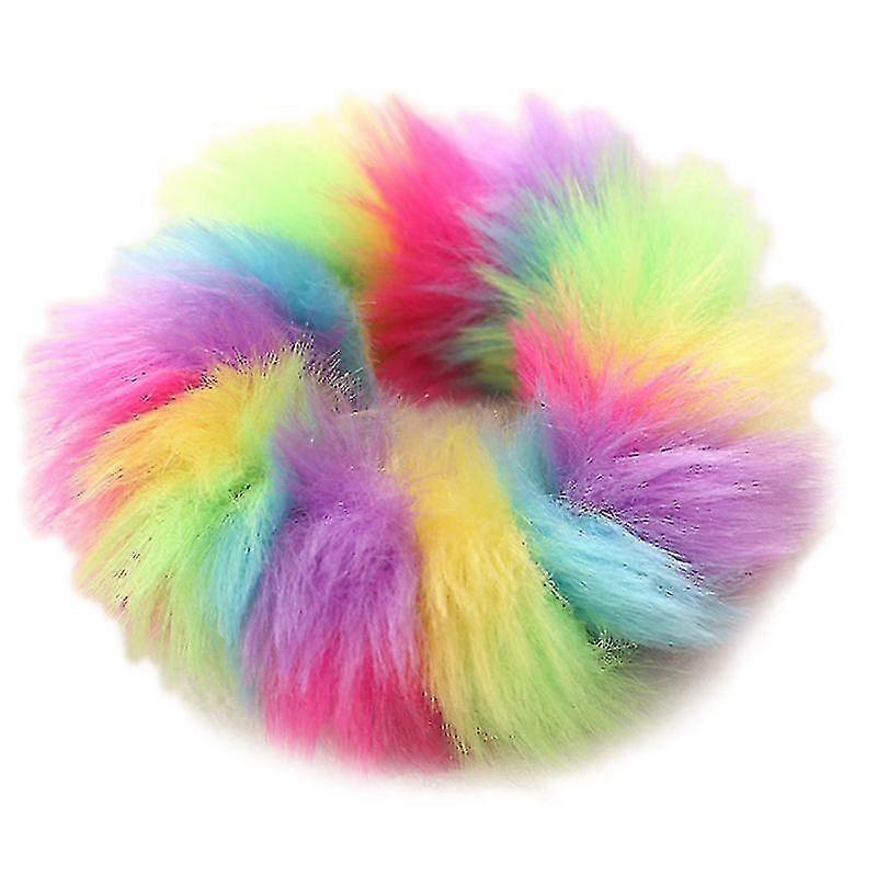 Winter Fluffy Ponytail Holder