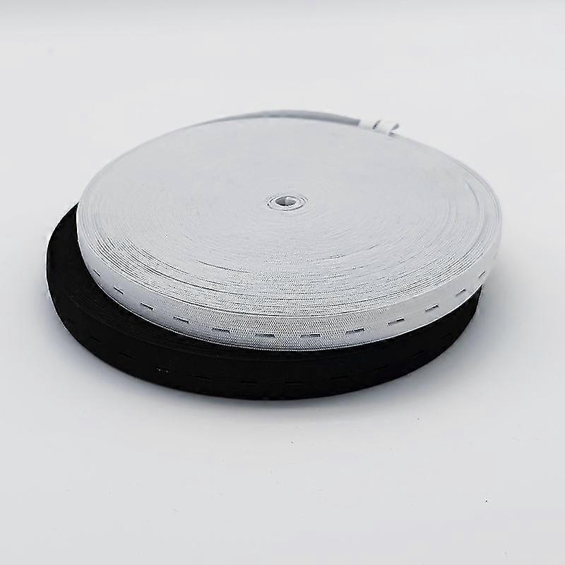 40m Buttonhole Elastic Band For Pants Button Extenders Adjustable Band