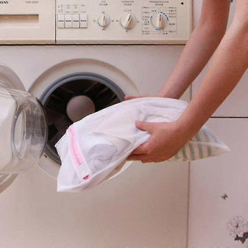 polyester Mesh Laundry Machine Washing Bag(50 X 60cm)(white)