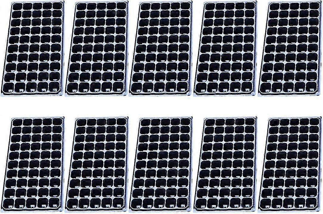 10 Pack Seedling Tray, 50 Holes Seed Cells Starter Tray Planting Container