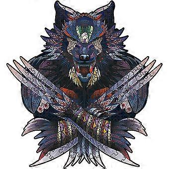 Wooden Puzzles for Adults,Wooden Animals Shaped Puzzles,Unique Shaped Jigsaw Puzzles,Magic Wooden Jigsaw Puzzles, Wood Puzzles Adult, Unique Puzzles (