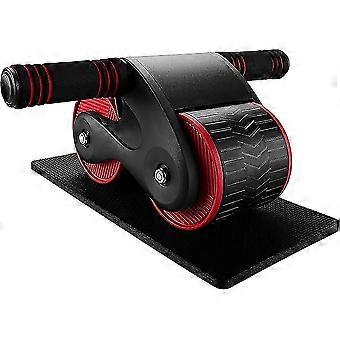 Automatisches Abdominalrad, 2023 Neue Räder Roller Inländischer Bauchtrainer, Bauchtrainer für Bauchmuskeltraining mit stabilen Doppelrädern und Autom