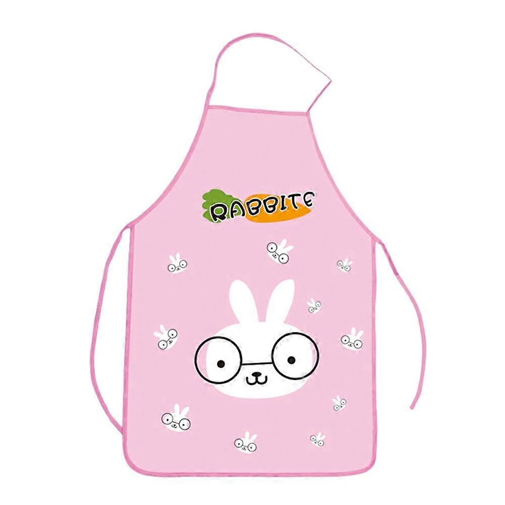 Cartoon Rabbit Panda Elephant Adjustable Waterproof Sleeveless Cooking Apron