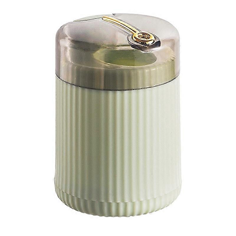 Toothpick Dispenser Press Design Single Hole Clear Window Easy to Clean Moisture-proof Storage Plastic Detachable Automatic Toothpick Holder for Home