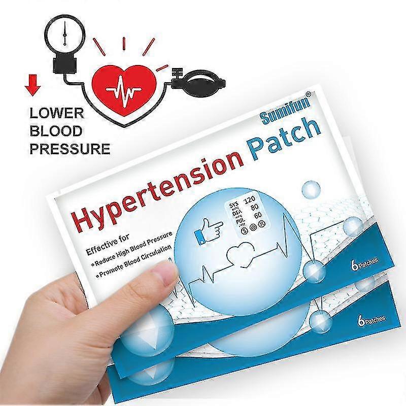 Hypertonie Pflaster Bauchnabel Pflaster 1 Packung / 6 Tabletten