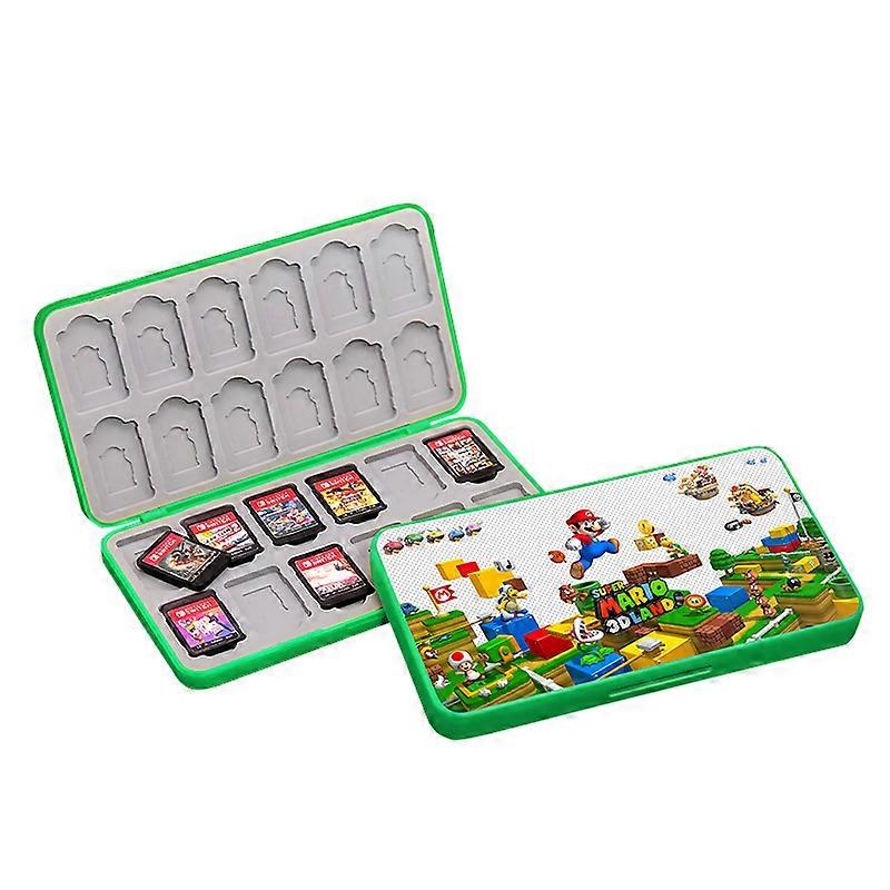 24 Game Card Storage Case For Nintendo Switch-3D Mario