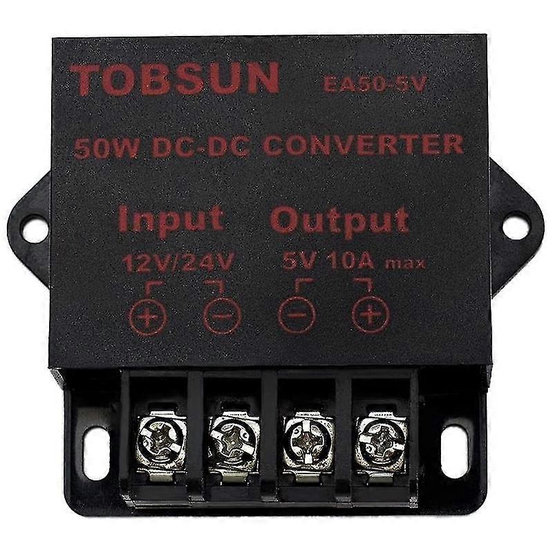 24V/12V zu 5V 10A 50W Auto LED Werbung Bildschirm Netzteil Power Converter DC transformator