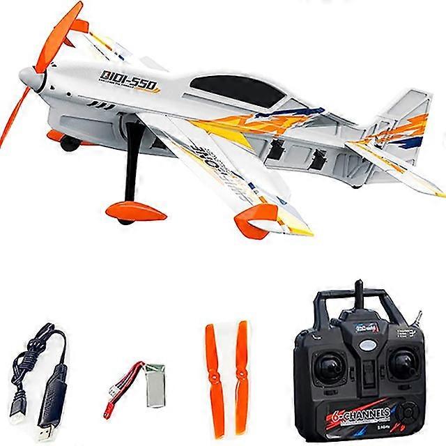 QIDI-550 3D RC飛行機500mm翼幅ワンキーハンギングスタント、6軸ジャイロ耐風飛行制御RTF航空機