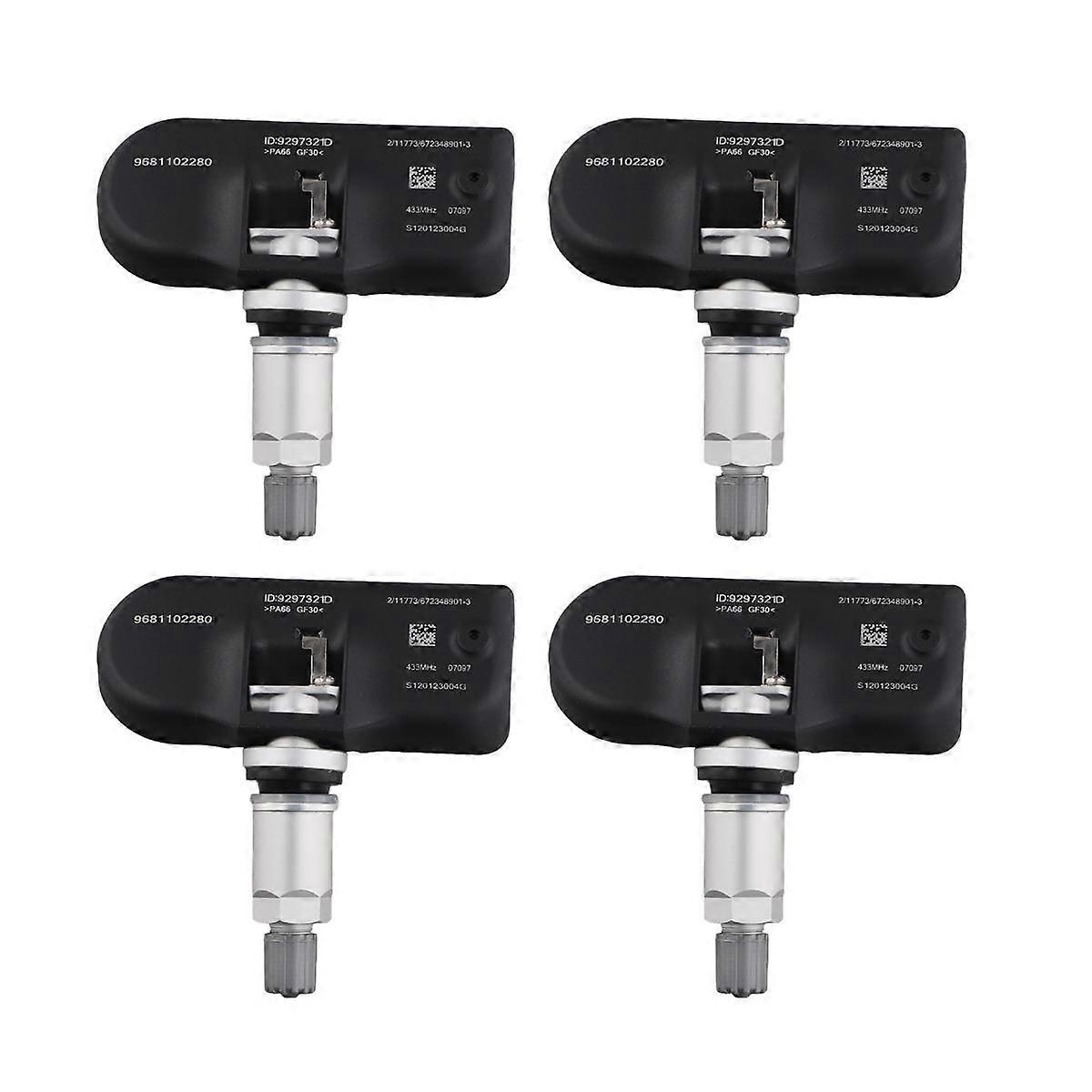 4Pcs Car TPMS Tire Pressure Sensor Tire Pressure Detector 9681102280 for Range