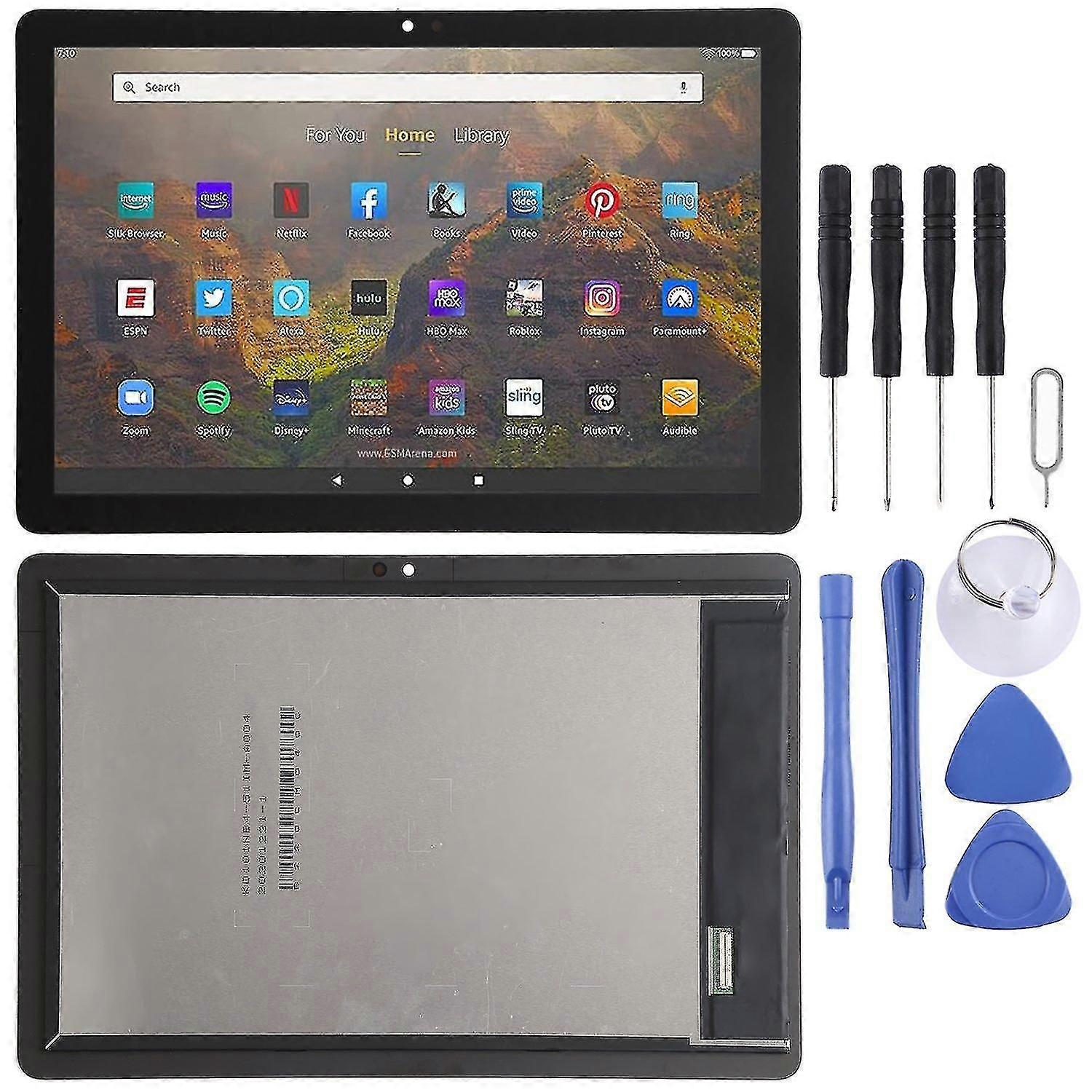 OEM LCD Screen for Amazon Fire HD 10 (2021) T76N2B T76N2P with Digitizer Full Assembly (Black) Boris