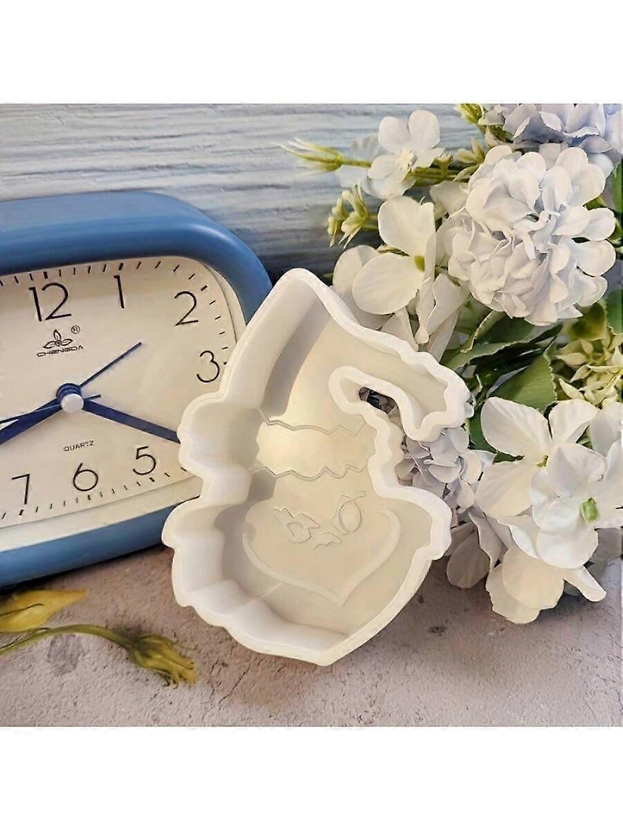 1pc עובש סיליקון פרימיום לנרות DIY, קישוטים ומטהרים לרכב - כלי יציקת שרף אפוקסי רב-תכליתי לתכשיטים ומלאכת יד תבניות שרף סיליקון