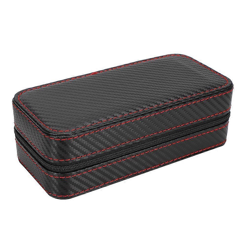 2 Grids Watch Case Organizer Wristwatch Storage Box Jewelry Display Container