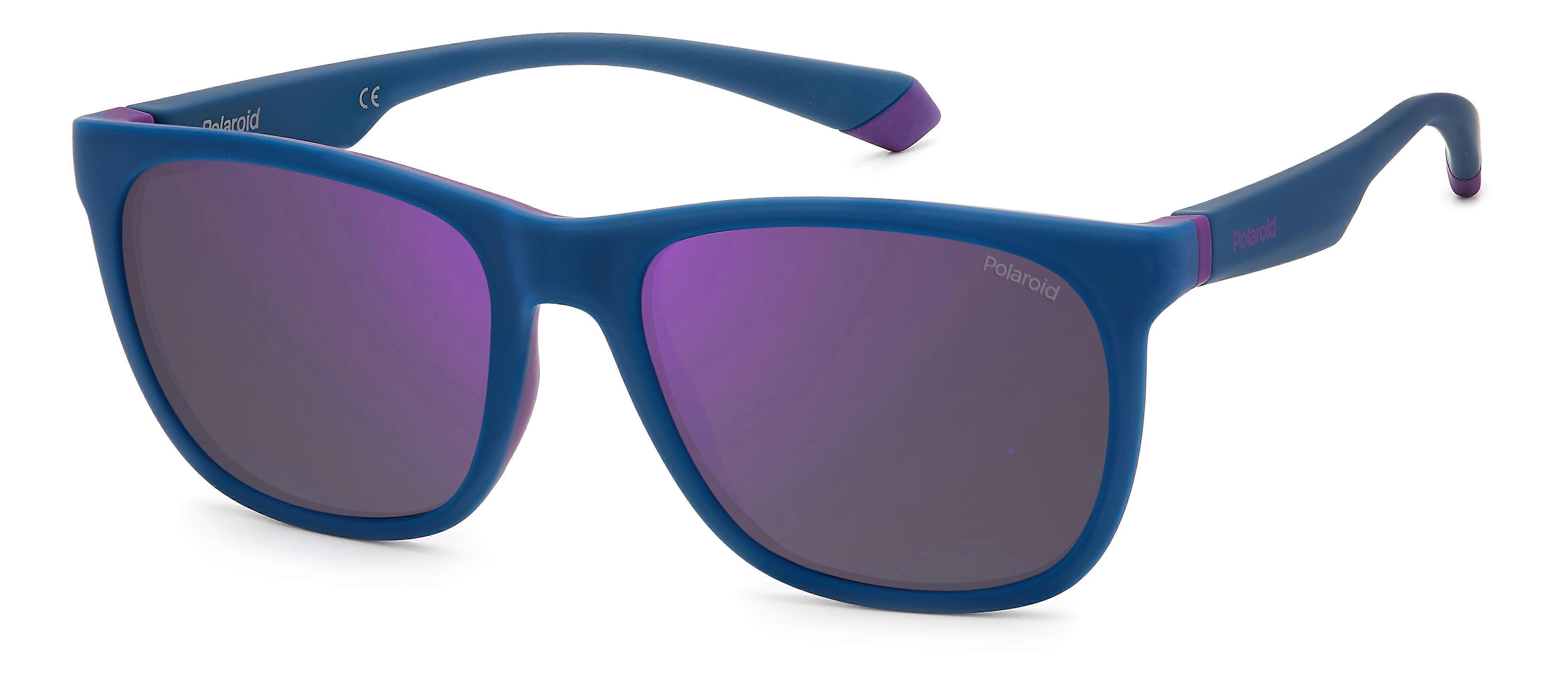 Sunglasses POLAROID PLD 2140/S 802 SEMIMATTBLUE VIOLET AZURE 55/18/145 UNISEX