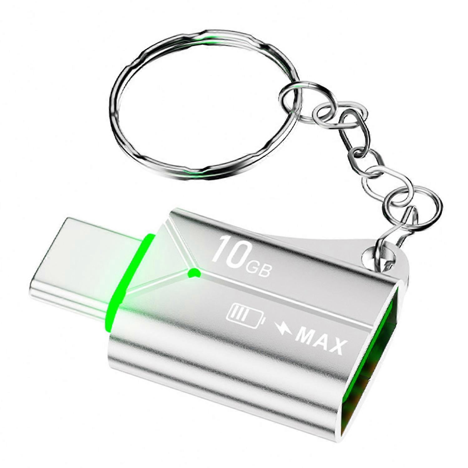 Type-C to USB3.0 Adapter with Keychain OTG 10Gbps Data Transfer Portable USB-C Male to USB3.0 Female