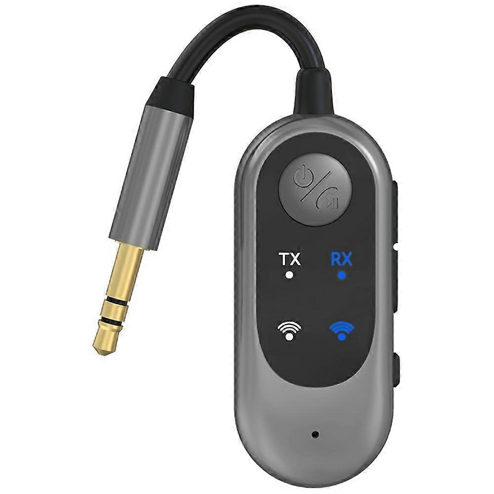 W10 2 in 1 Car Bluetooth 5.3 Receiver Transmitter Car Stereo Wireless Connection Audio Adapter