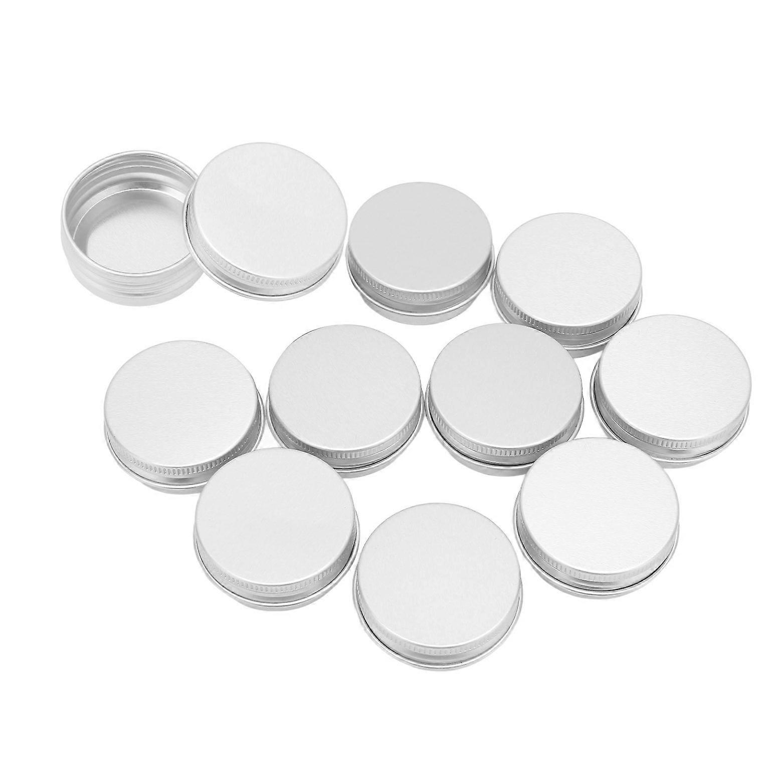 Aluminum Round Lip Balm Tins - Empty Round Containers