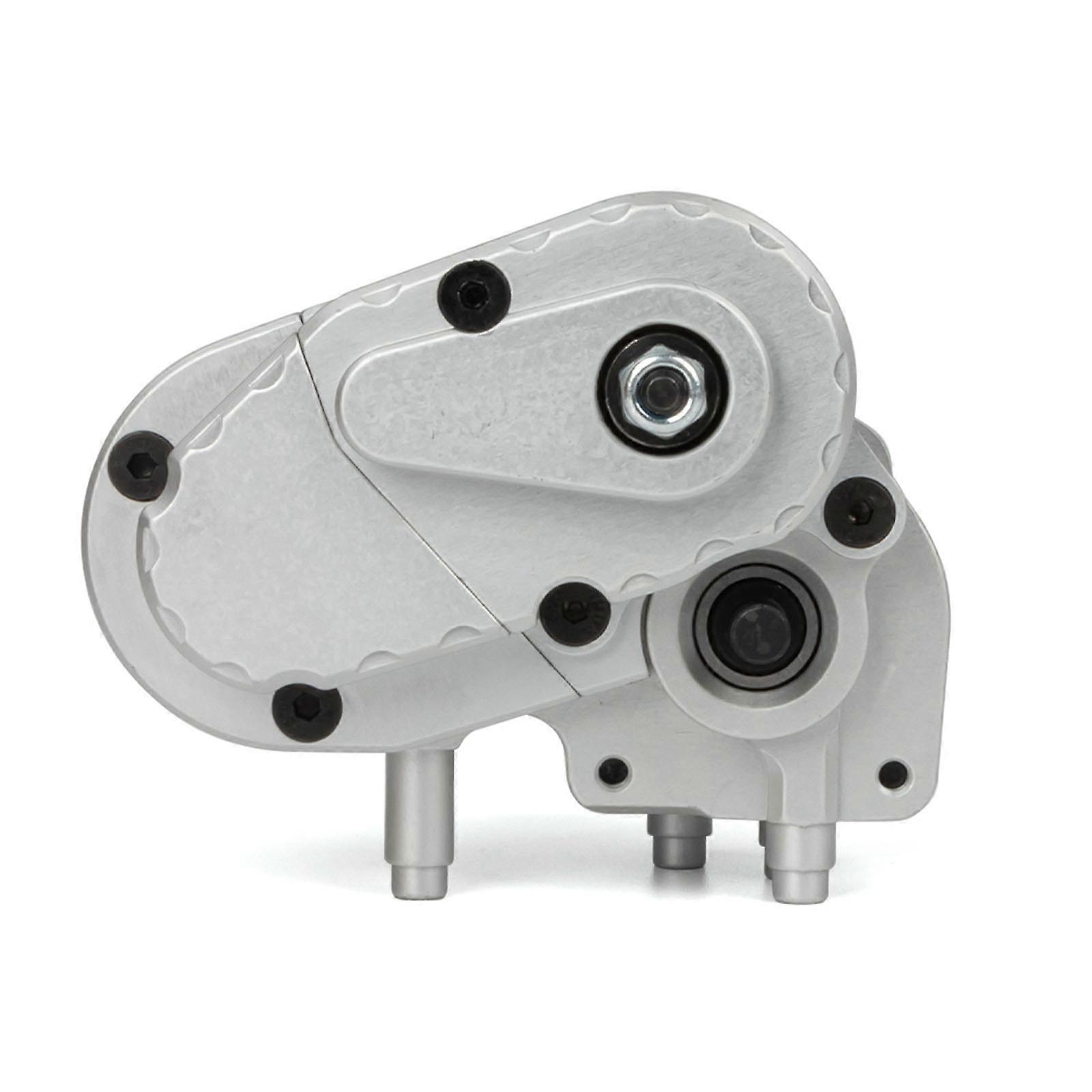 RC Car Gearbox Alloy Differential Dig Gear Anti-Rust Upgrade Accessories for Axial SCX10 II AXI03004 1:10 silver