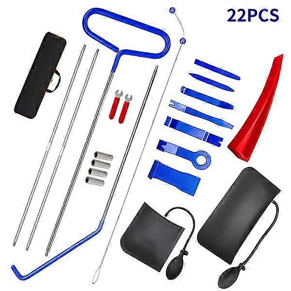 2Kit 22 PCS Tool Sets 67 Inch Long Reach Tool Emergency Tool, Hand Tools and Home.Truck 5th Wheel Hook,Rolling Door Hooks MK823