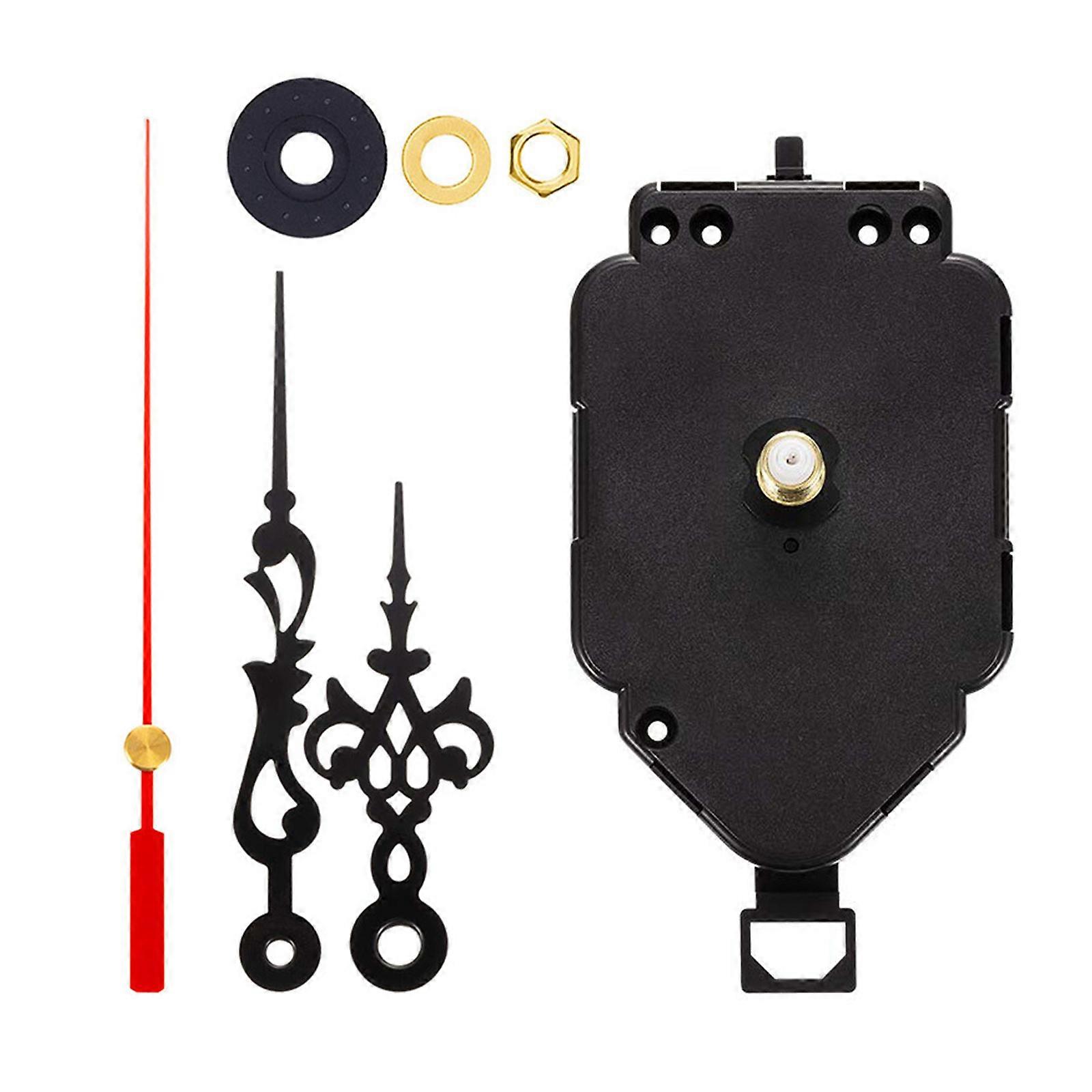 Pendulum Clock Mechanism Repair Kits Clock Movements with Different Hands Replacement Easy Installation for Wall Clocks