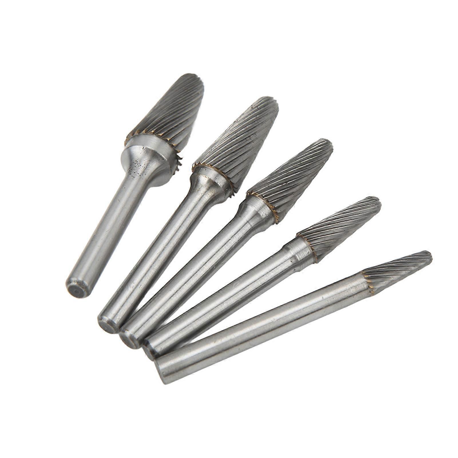 Carbide Burrs Set: Single Cut Rotary Files for Metalwork and Wood Carving