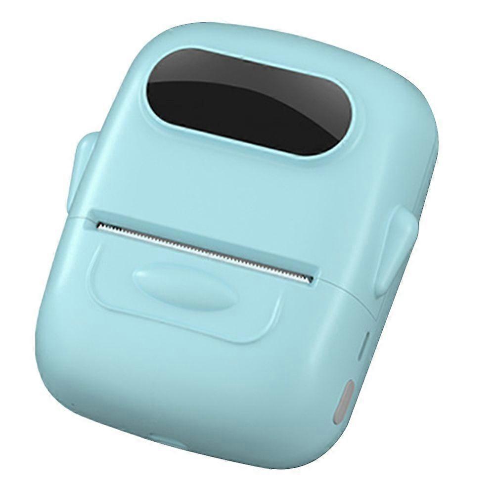 Portable Thermal Printer Mini Printer with Stickers Printer for Small Business Home Office Green