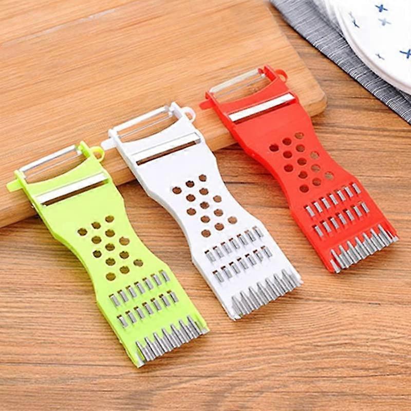3-piece plastic kitchen peeler