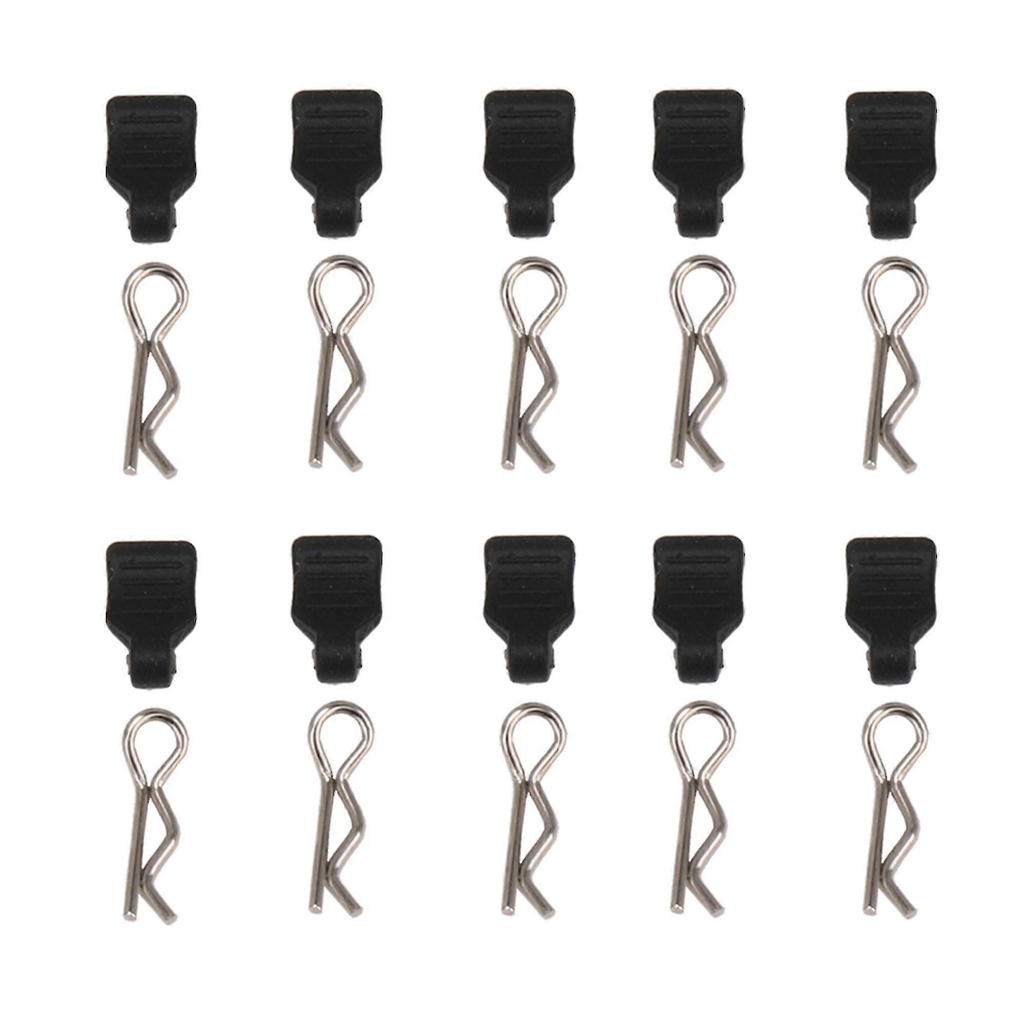 100991990146910Pcs RC Model Car 1:24 1:18 Body Clips Pins Replacement for AXIAL SCX24 f26