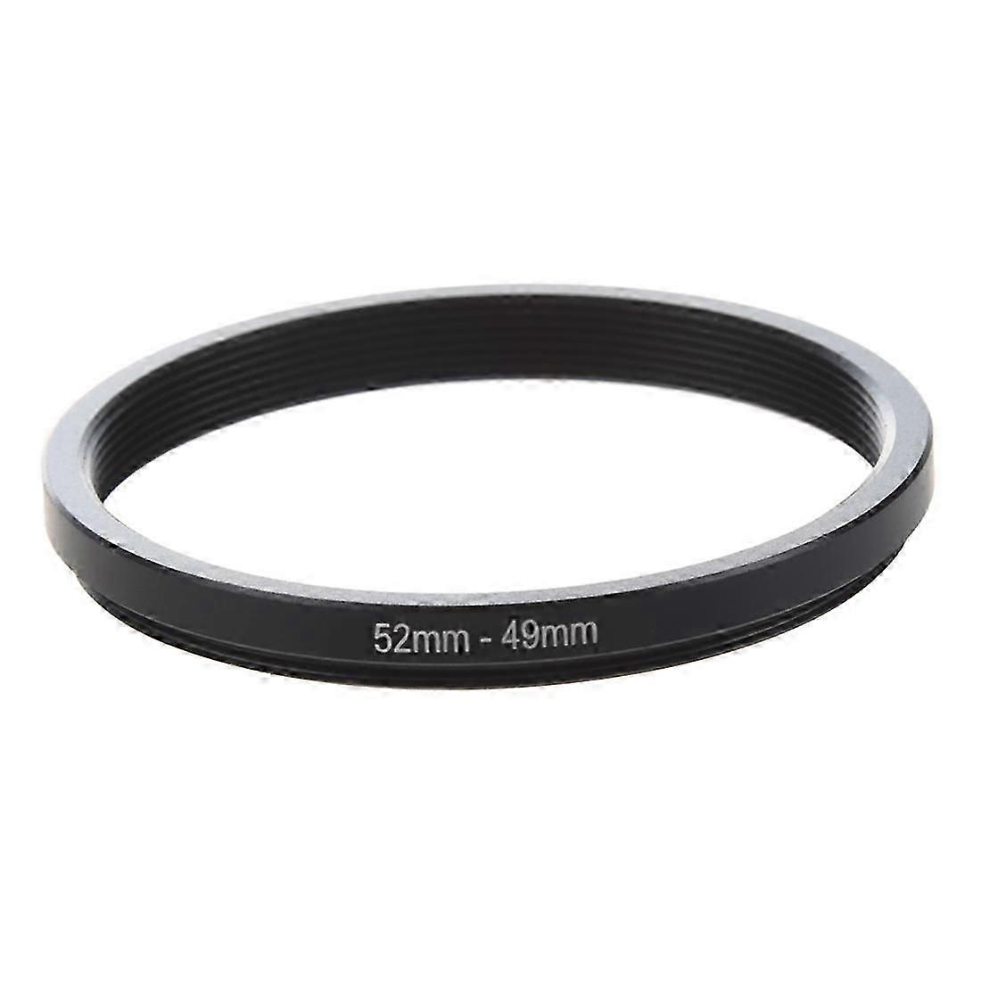 52mm-49mm 52mm til 49mm sort ringadapter til kamera