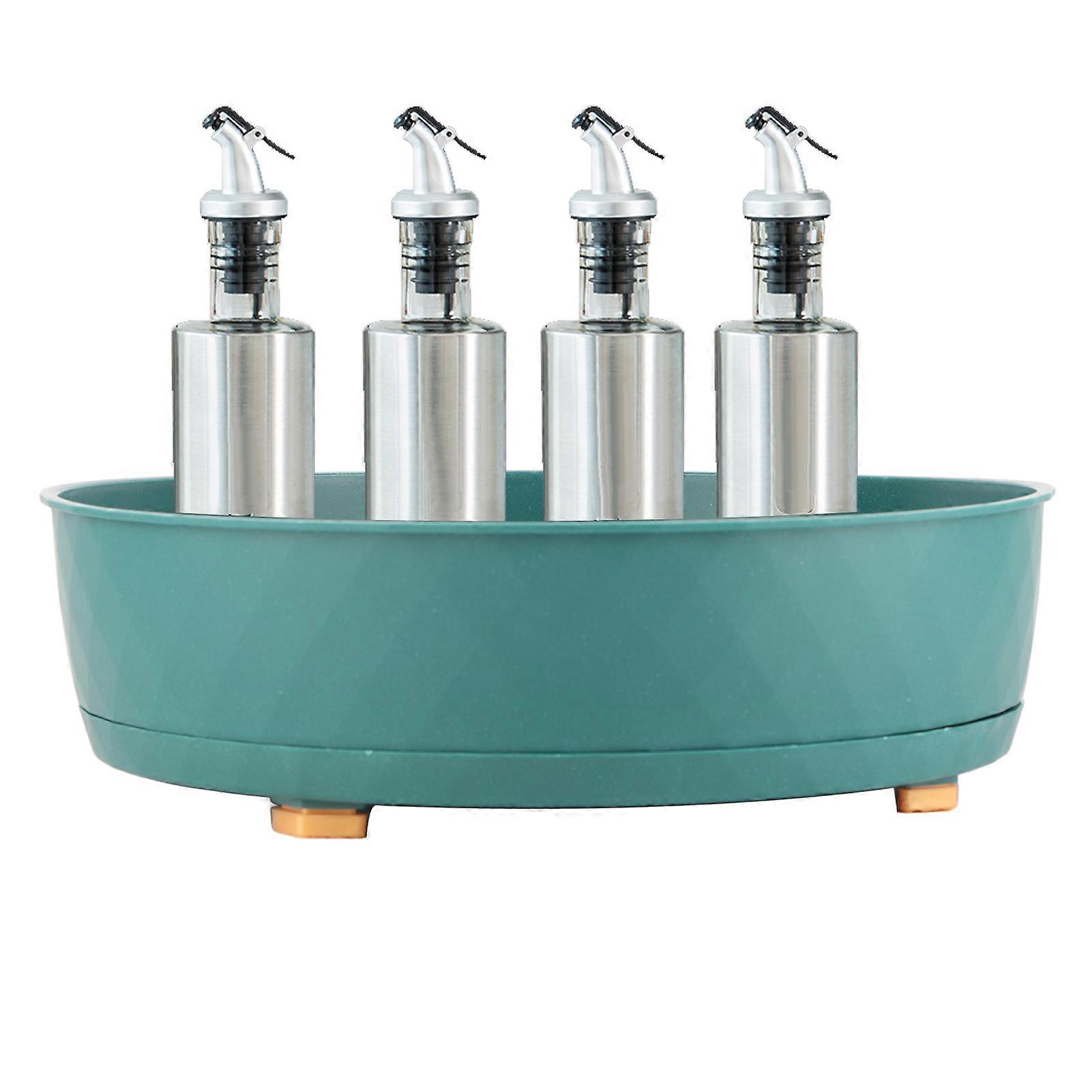 Green Degrees Rotating Non Skid Multifunctional Spice Organizer for Cabinet Pantry Refrigerator Countertop