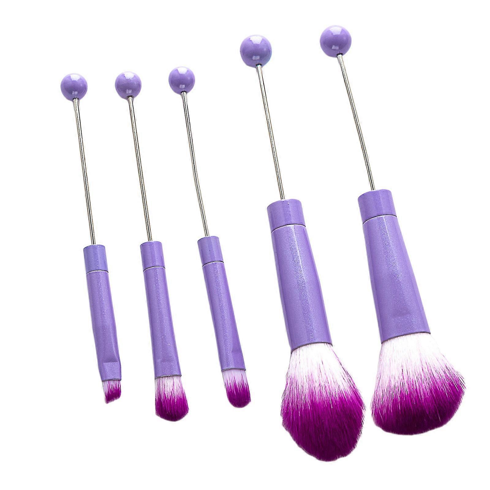 5 Pieces Makeup Brushes Set Make up Brush Tool Kits Foundation Blending Face