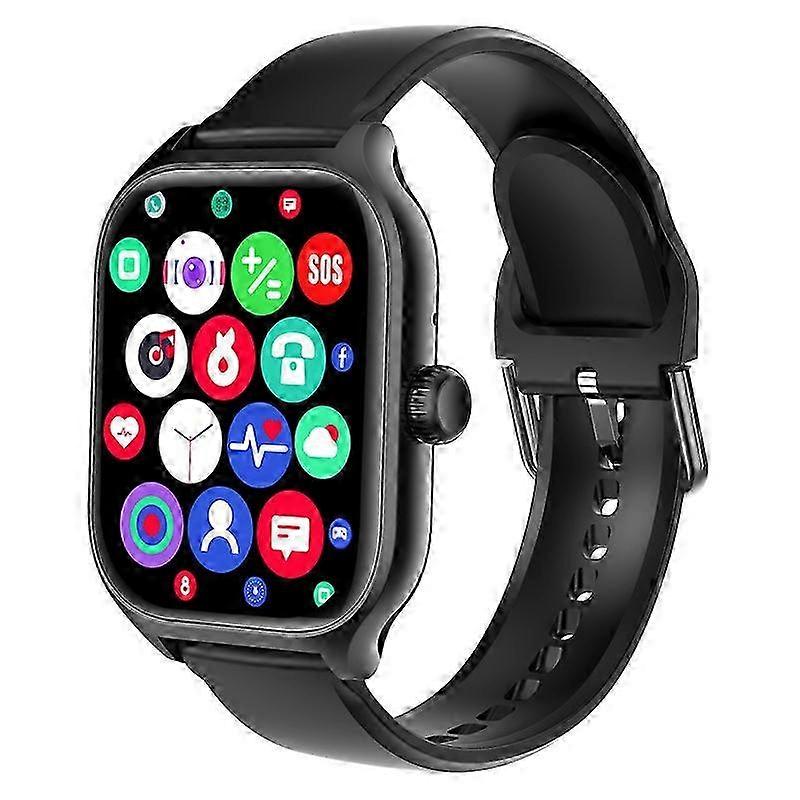 Large Display Smart Sports Watch with Heart Rate Monitor Step Counter Weather Forecast Calendar and Bluetooth Phone Calls