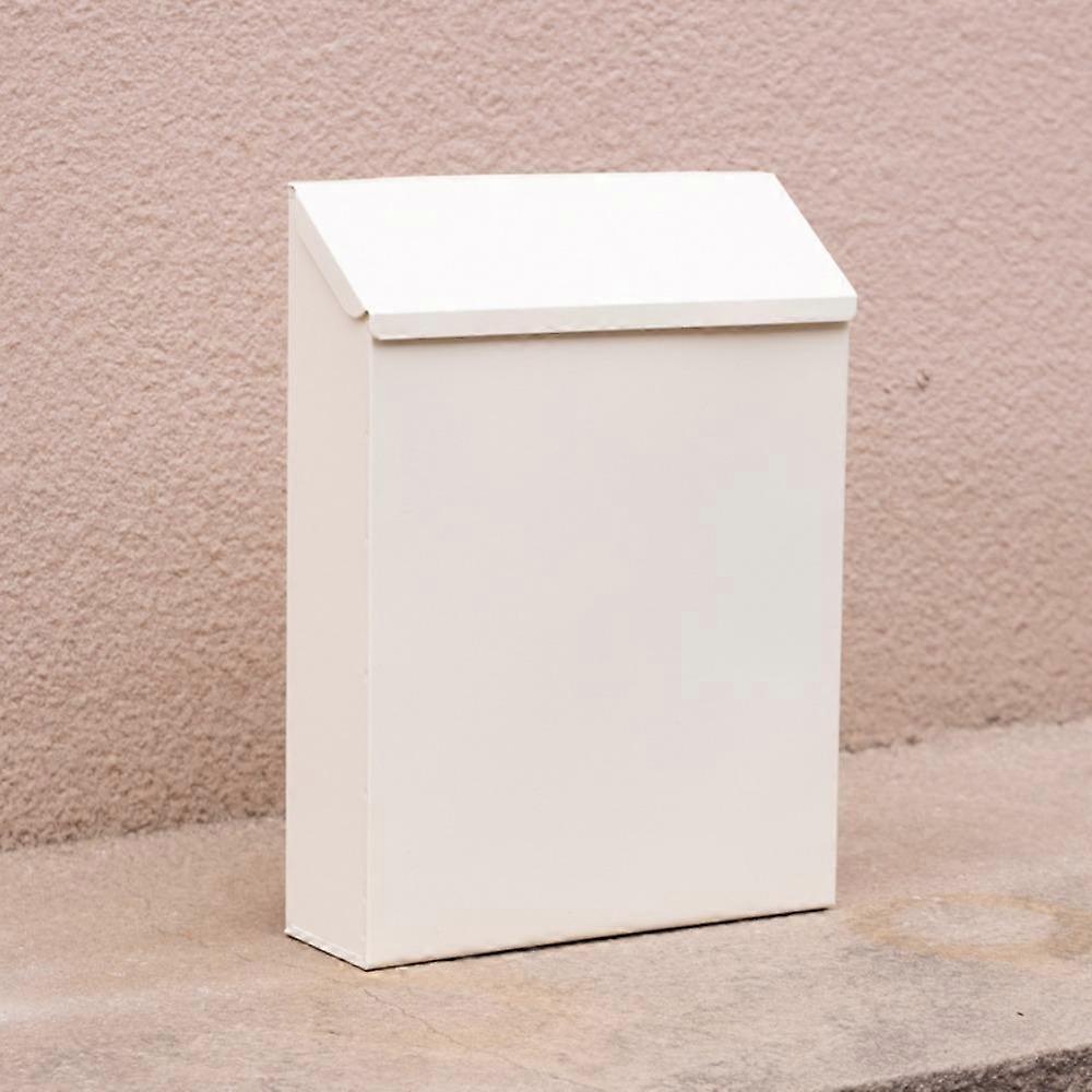 Metal Postbox with Lock Mail Box Universal Mailbox Versatile Drop Box for Outside House