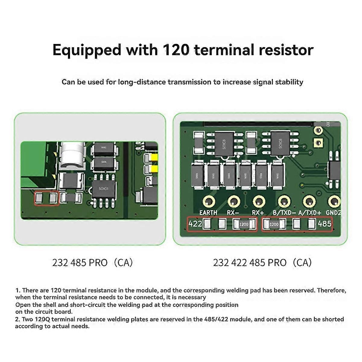RS232 422/485 PRO تحويل إشارة العزل الصناعي محول وحدة المنفذ التسلسلي مع غلاف معدني DST244P-AA