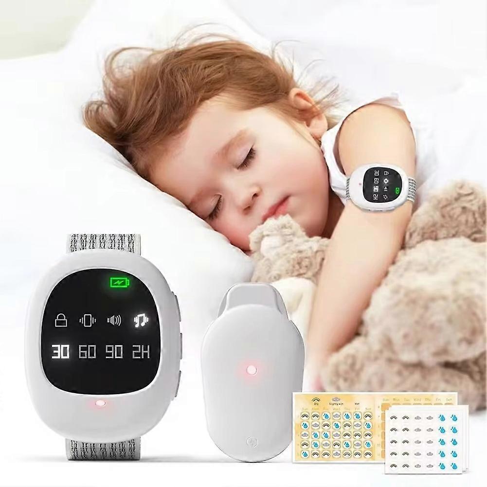 Wireless Bedwetting Alarm for Kids, Potty Training, Vibration & Music Reminders, Easy to Use