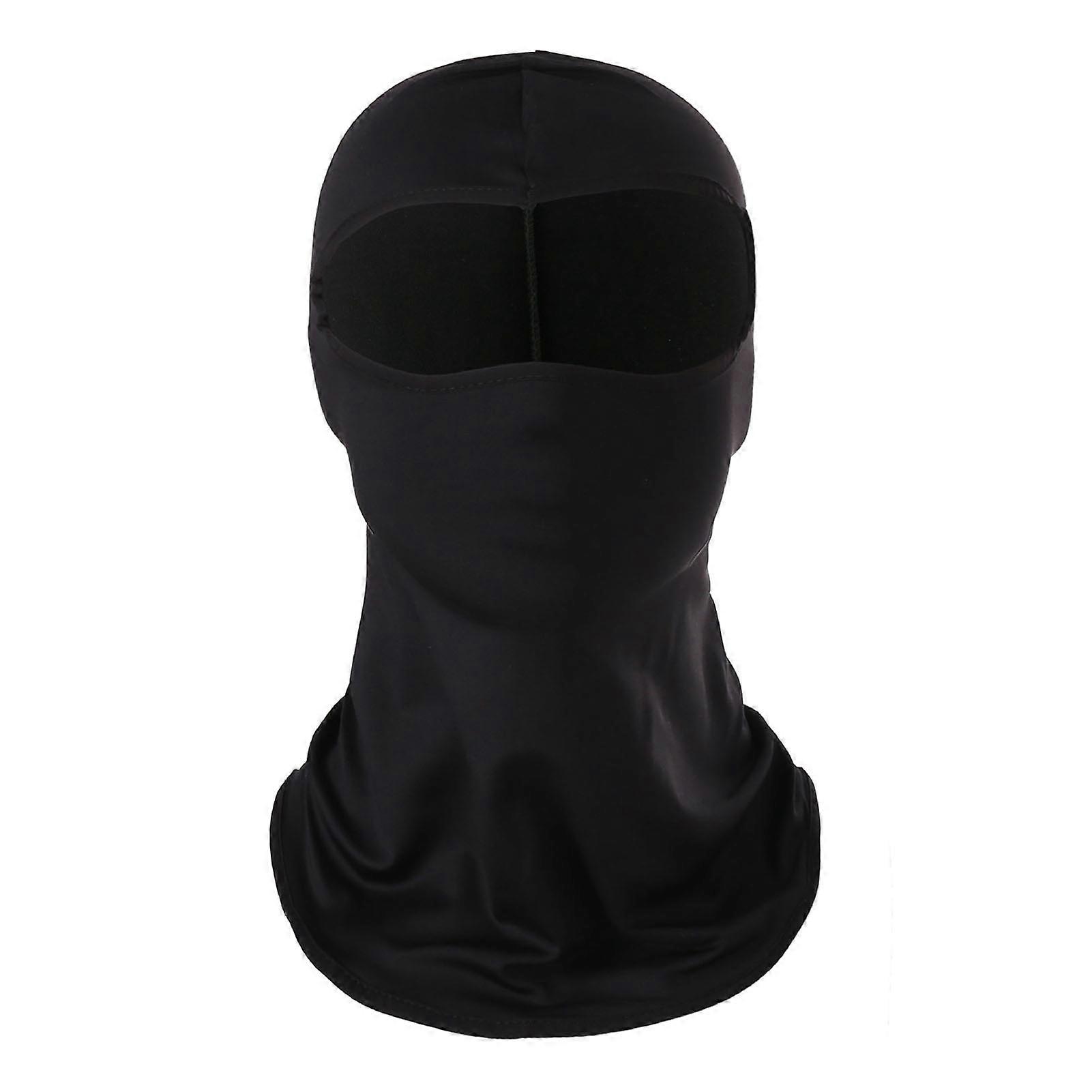 Cycling Face Cover UV Protection Dustproof Windproof Cycling Head Scarf for Outdoor Sport Cycling Ski Black Average Size