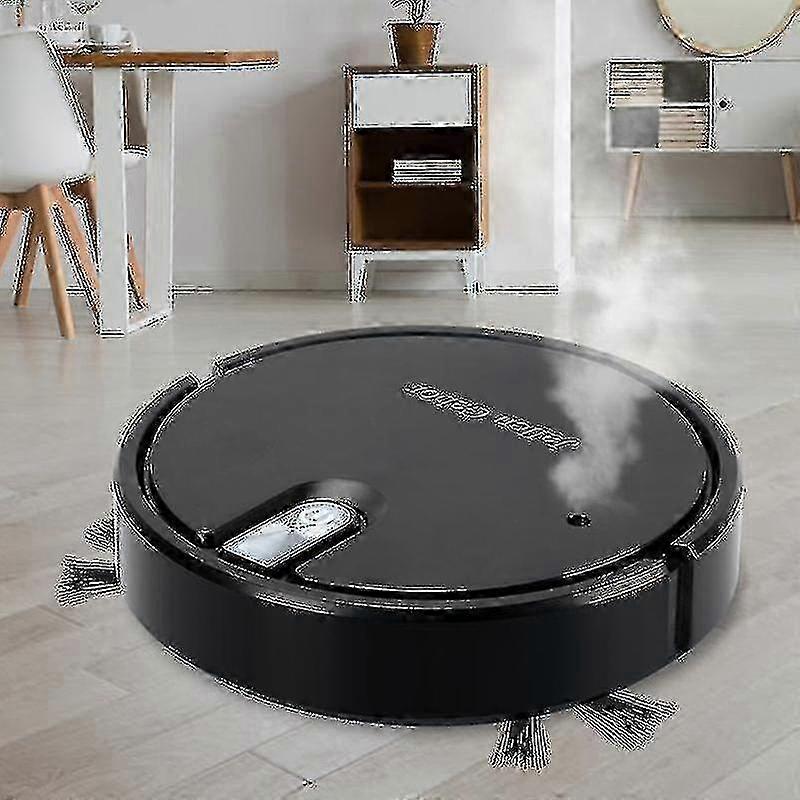 Aspirateur robot sans fil 5 en 1 avec lumières d’ambiance LED et fonction d’humidification