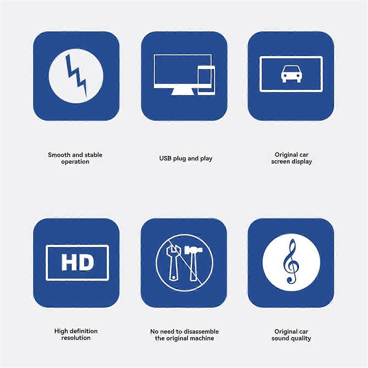 Android 13 New Carplay Ai Box Wireless Adapter for Smart 